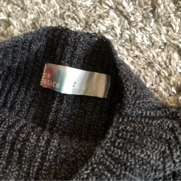 Free People Freya Sweater Set Small Black Charcoal Combo - Picture 7 of 10